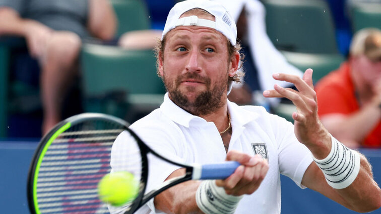 Tennys Sandgren only made a brief appearance in Cary