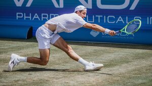 Jan-Lennard Struff hat sich gegen Nuno Borges vergeblich gestreckt