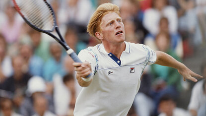 Boris Becker in Wimbledon 1989 Boris Becker in Wimbledon 1989