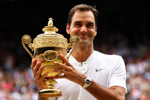 Rang 1, 210 Punkte: Roger Federer. Der Maestro. Die größte Legende der Open Era.