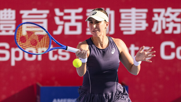Belinda Bencic beim WTA-250-Turnier in Hong Kong Belinda Bencic beim WTA-250-Turnier in Hong Kong
