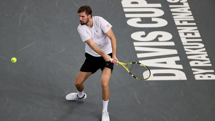 Oscar Otte is the German number one in the Davis Cup in Malaga