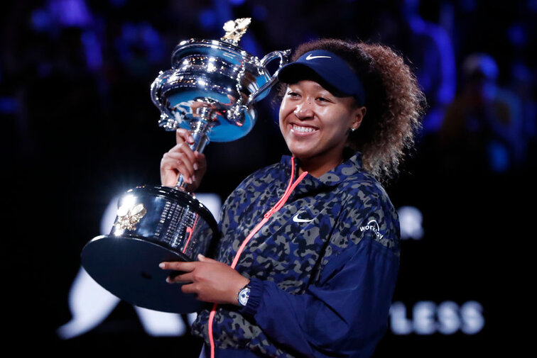 Naomi Osaka at the Australian Open in Melbourne