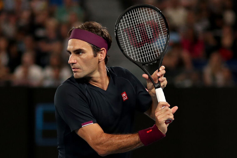 Roger Federer bei den Australian Open
