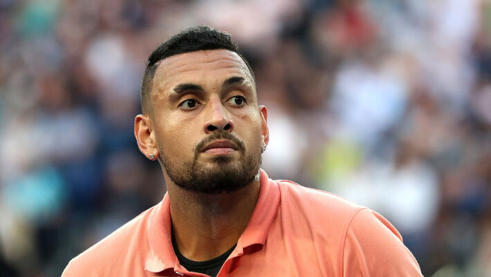 Always trimmed short, but never entirely without: Nick Kyrgios.