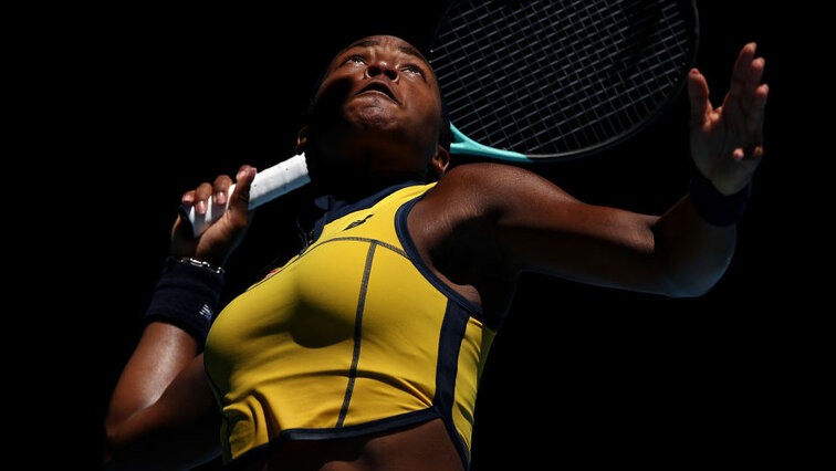 Der Aufschlag von Coco Gauff hat neuerdings einen Touch von Andy Roddick Der Aufschlag von Coco Gauff hat neuerdings einen Touch von Andy Roddick