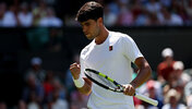 Carlos Alcaraz hatte mit Fabio Fognini alle Hände voll zu tun