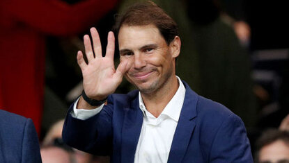 Rafael Nadal am Sonntag beim Spiel von Real Madrid gegen Real Sociedad in Madrid Rafael Nadal am Sonntag beim Spiel von Real Madrid gegen Real Sociedad in Madrid