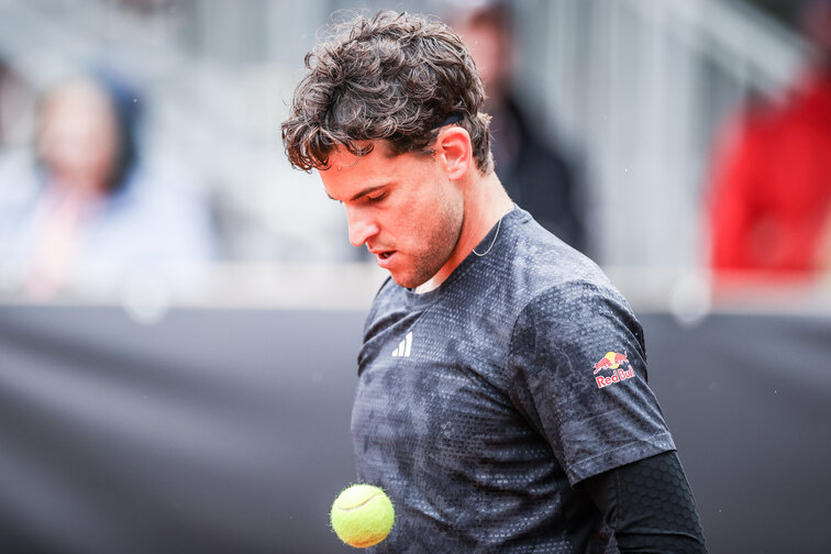 Im Achtelfinale von Bordeaux setzte es für Dominic Thiem eine Zweisatz-Niederlage gegen Corentin Moutet