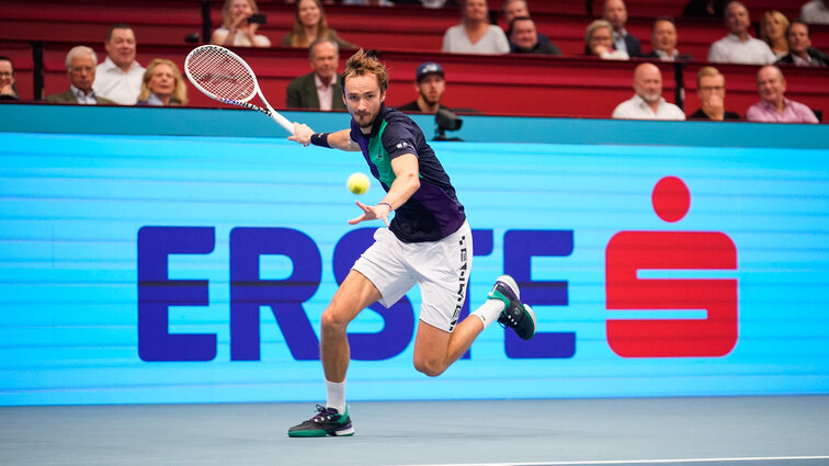 Daniil Medvedev im vergangenen Jahr in der Wiener Stadthalle Daniil Medvedev im vergangenen Jahr in der Wiener Stadthalle