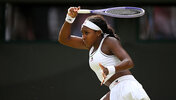 Coco Gauff hatte in der zweiten Runde in Wimbledon ein hartes Stück Arbeit zu verrichten.