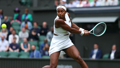 Coco Gauff hatte gegen Sonay Kartal einige knifflige Situationen zu bewältigen.
