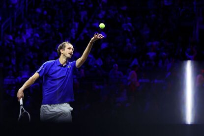 Daniil Medvedev durfte über den Sieg beim Laver Cup jubeln Daniil Medvedev durfte über den Sieg beim Laver Cup jubeln