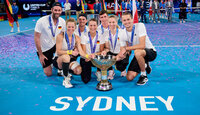 So sehen Sieger aus! Das deutsche United-Cup-Team am Sonntag in Sydney