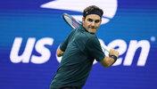 Roger Federer am Dienstagabend in New York City