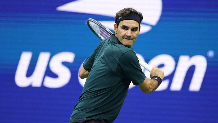 Roger Federer am Dienstagabend in New York City