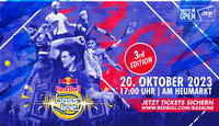Am Freitag, 20. Oktober 2023, geht es am Wiener Heumarkt wieder los mit der Red Bull Bassline On Friday, October 20, 2023, the Red Bull Bassline starts again at the Vienna Heumarkt