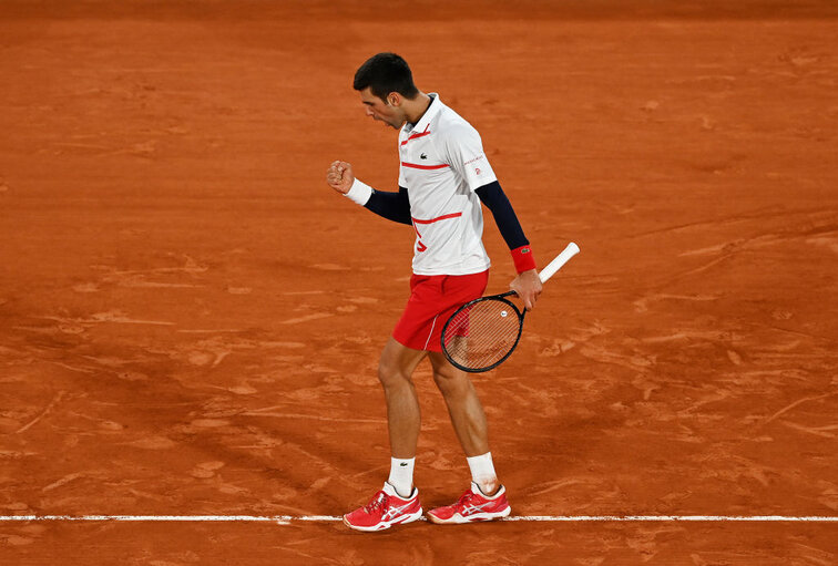Novak Djokovic at the French Open in Paris