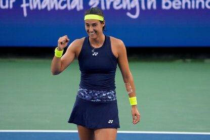 Caroline Garcia durfte über den Turniersieg in Cincinnati jubeln