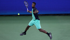 Gael Monfils hatte sichtlich Spaß in seinem letzten US Open-Erstrundenmatch