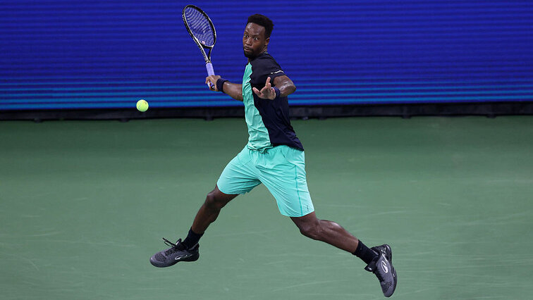 Gael Monfils hatte sichtlich Spaß in seinem letzten US Open-Erstrundenmatch