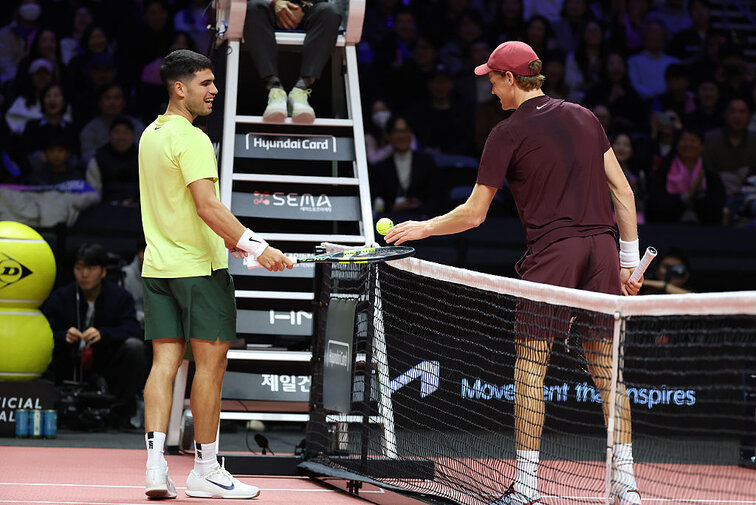 Carlos Alcaraz und Jannik Sinner treffen im Spitzenduell bei den ATP Masters in Monte Carlo aufeinander