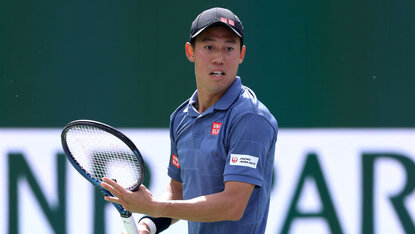 Kei Nishikori konnte sein Erstrundenduell in Indian Wells gegen Jaume Munar gewinnen. Kei Nishikori konnte sein Erstrundenduell in Indian Wells gegen Jaume Munar gewinnen.