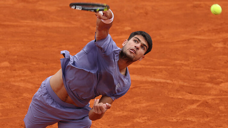 Carlos Alcaraz beim Klassiker in Monte-Carlo Carlos Alcaraz beim Klassiker in Monte-Carlo
