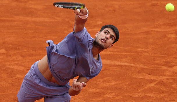 Carlos Alcaraz beim Klassiker in Monte-Carlo
