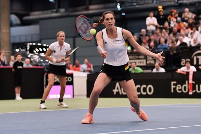 Ob Andrea Petkovic gegen Lettland auch eine Rolle spielt?