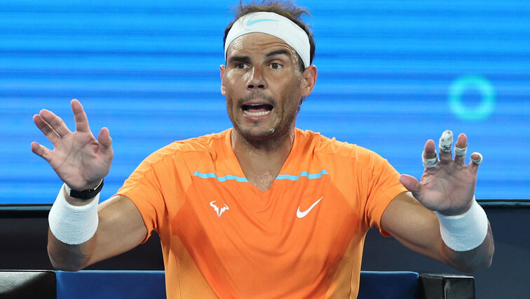 Rafael Nadal pflegt bekanntlich auch ein paar Rituale Rafael Nadal pflegt bekanntlich auch ein paar Rituale