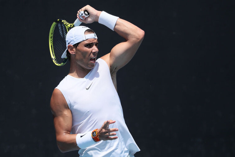 Rafael Nadal bei den Australian Open