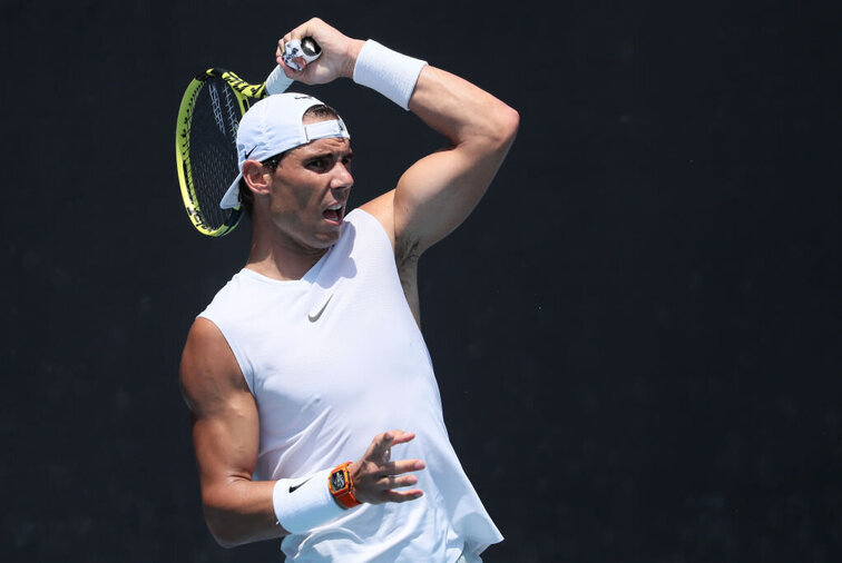 Rafael Nadal at the Australian Open