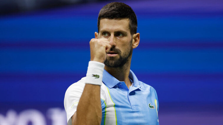 Novak Djokovic strebt im Finale der US Open den dritten Grand Slam-Titel der Saison an. Novak Djokovic strebt im Finale der US Open den dritten Grand Slam-Titel der Saison an.