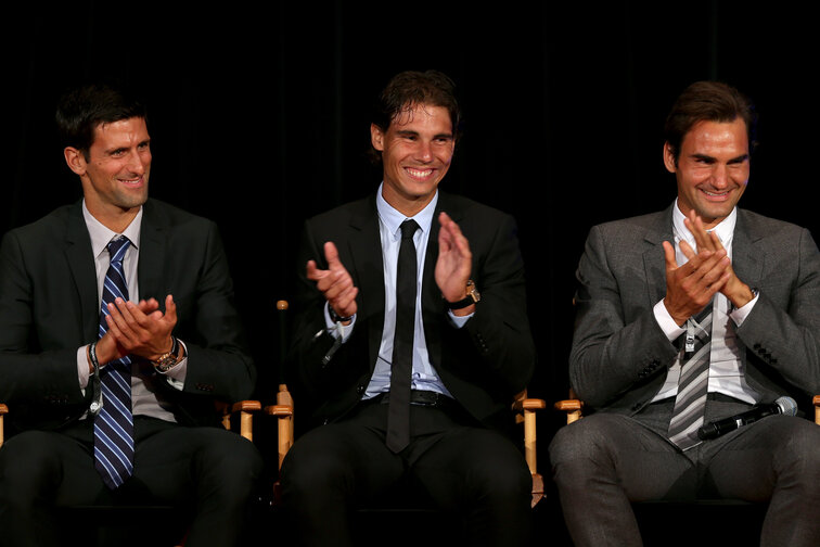 Novak Djokovic, Rafael Nadal, Roger Federer