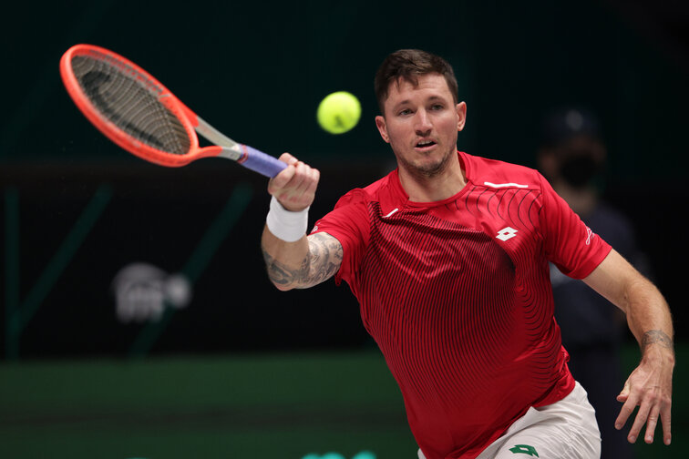 Dennis Novak musste in Hamburg bereits zum Auftakt die Segel streichen Dennis Novak musste in Hamburg bereits zum Auftakt die Segel streichen