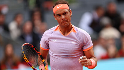 Rafael Nadal hat das Publikum in Madrid begeistert Rafael Nadal hat das Publikum in Madrid begeistert