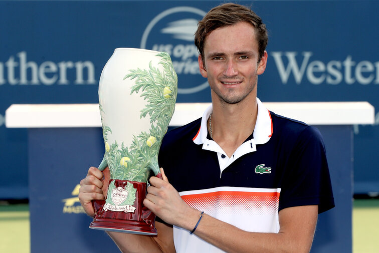 Daniil Medvedev konnte 2019 in Cincinnati triumphieren Daniil Medvedev triumphed in Cincinnati in 2019