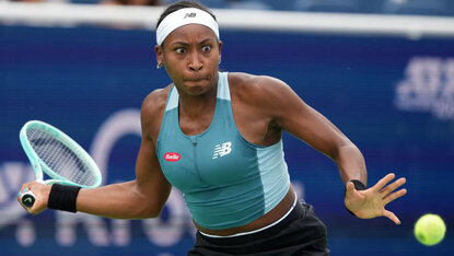 Coco Gauff am Donnerstag in Cincinnati Coco Gauff am Donnerstag in Cincinnati