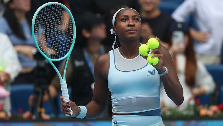 Coco Gauff hat erstmals einen Satz gegen Leylah Fernandez verloren Coco Gauff hat erstmals einen Satz gegen Leylah Fernandez verloren