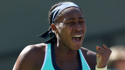 Coco Gauff durfte in Miami zum Auftakt jubeln Coco Gauff durfte in Miami zum Auftakt jubeln
