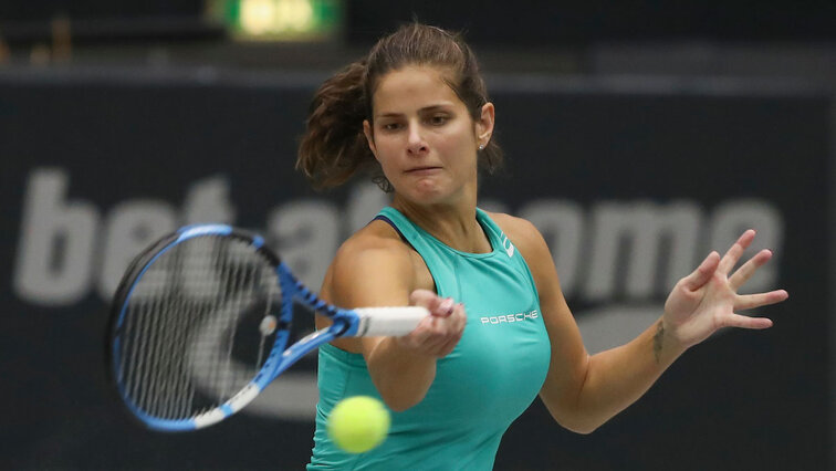 Julia Görges did not burn anything in Linz
