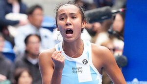 Leylah Fernandez spielt morgen in Tokio um den Titel