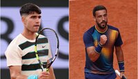 Carlos Alcaraz trifft auf Damir Dzumhur