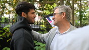 Carlos Alcaraz mit Eric Babolat 