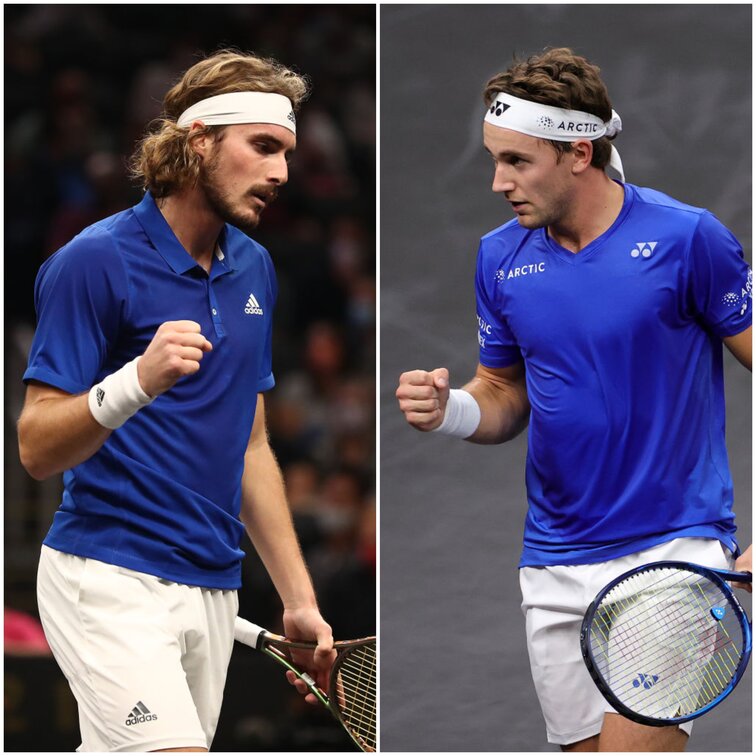 Stefanos Tsitsipas und Casper Ruud werden für Team Europa auflaufen