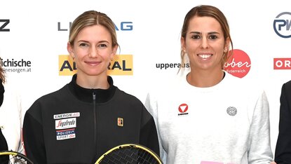 Auf Barbara Haas und Julia Grabher ruhen die österreichischen Hoffnungen in Linz