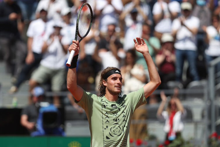 Stefanos Tsitsipas is in the final in Rome