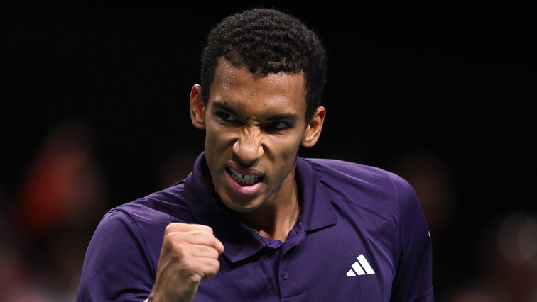 Felix Auger-Aliassime darf sich noch Hoffnungen auf eine Teilnahme bei den ATP-Finals machen.