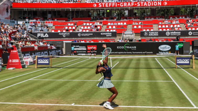 Coco Gauff bei ihrem letzten Auftritt in Berlin